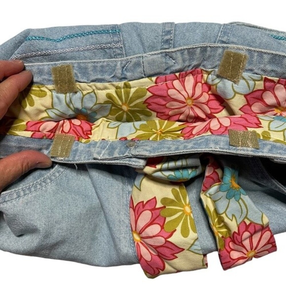 Homemade Boho Hippie Denim Purse Handbag - Picture 3 of 5